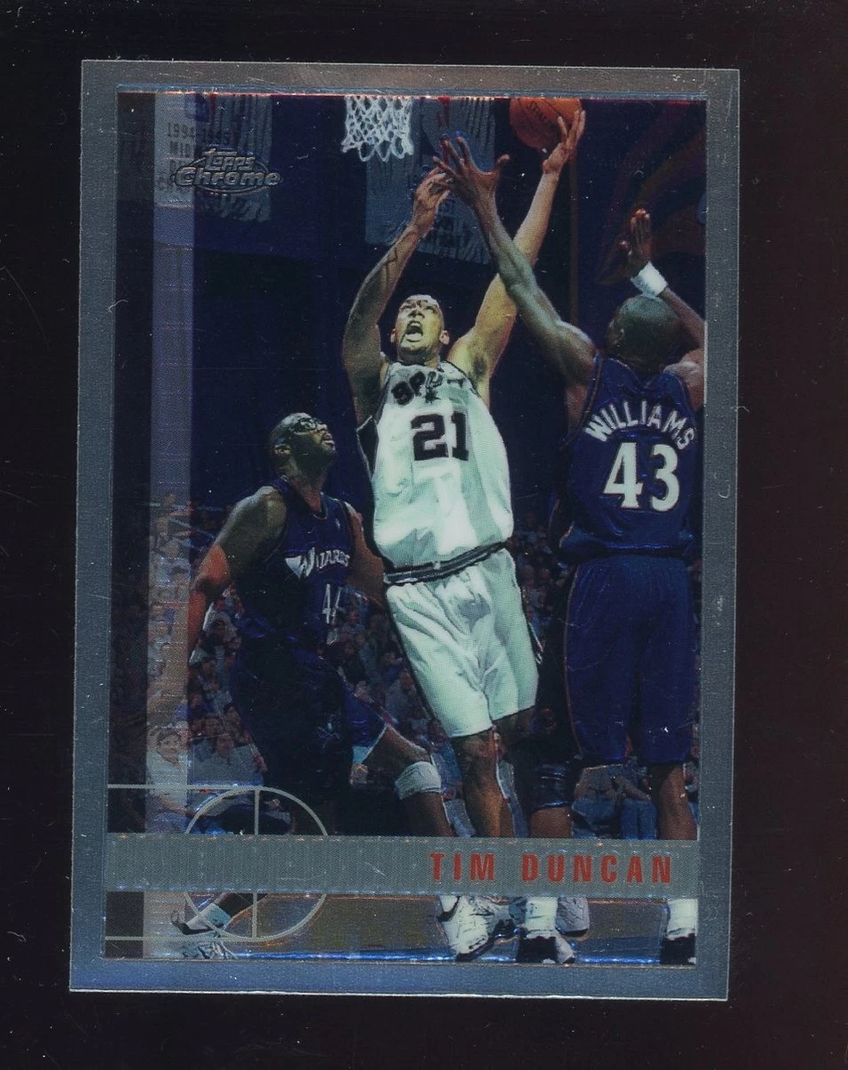 1997-98 Topps Chrome - Tim Duncan #115 for sale | eBay