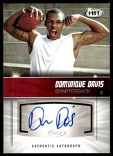 2012 SAGE HIT DOMINIQUE DAVIS A24 MINT RC AUTOGRAPH EAST CAROLINA PIRATES