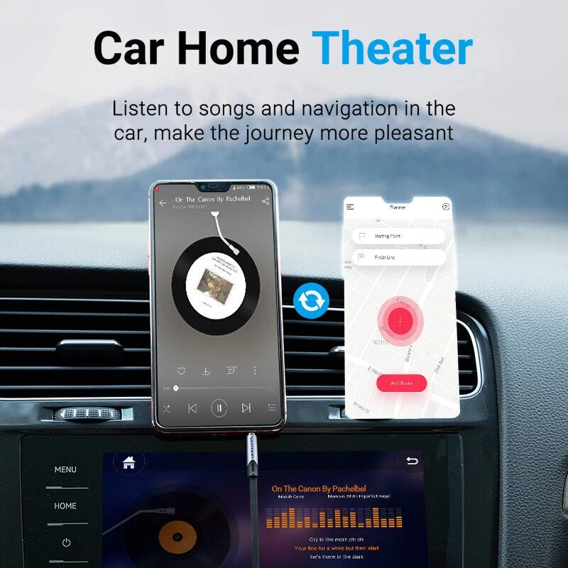 Aux Cable for Car Headphone Audio Cord 3.5mm Jack Stereo PC Car Male 0.3m to 5m - Image 3 of 4