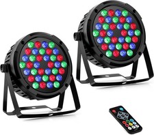 36LEDs RGB Stage Par Lights - 36W Sound Activated Multi Modes - Remote DMX Co...
