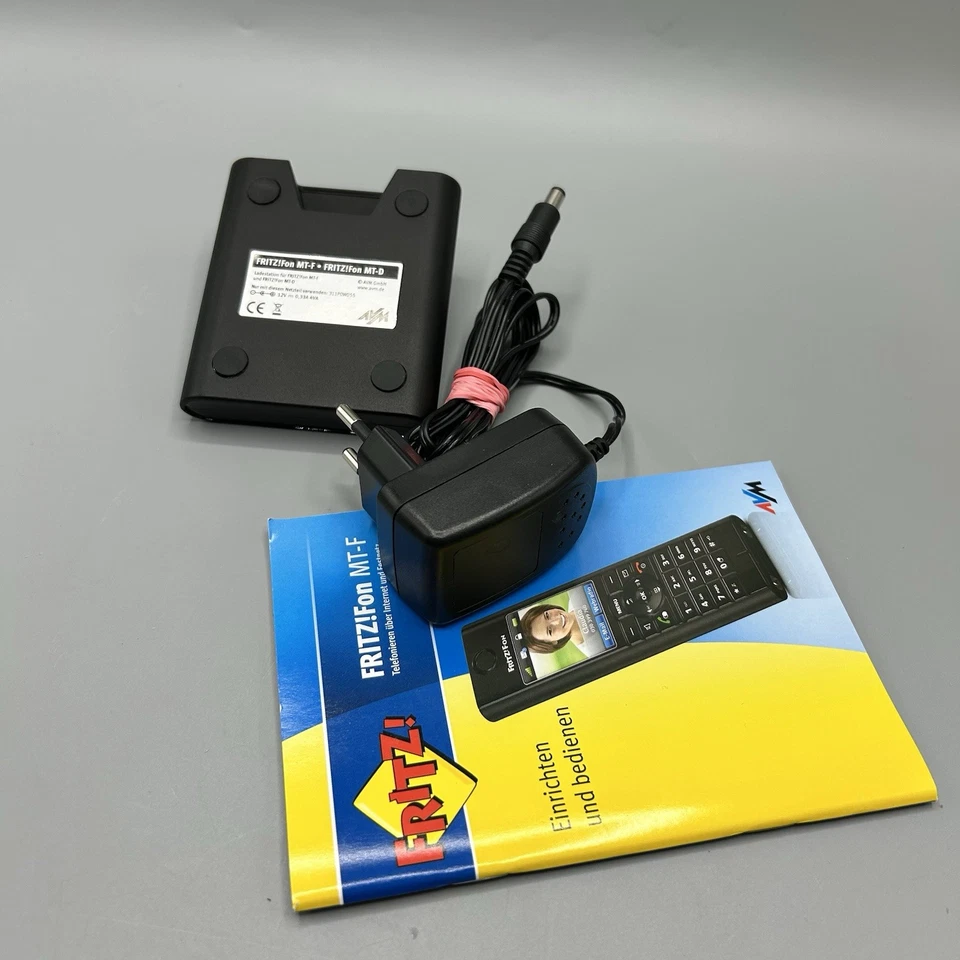 AVM FRITZ!Fon MT-F DECT Schnurloses Telefon Schwarz, inkl. OVP, Zustand Gut ✅ - Bild 4 von 4