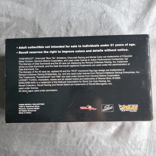 Revell Nascar 2000 Dale Earnhardt Tasmanian Devil 1:18 Diecast No Bull Edition - Picture 4 of 15