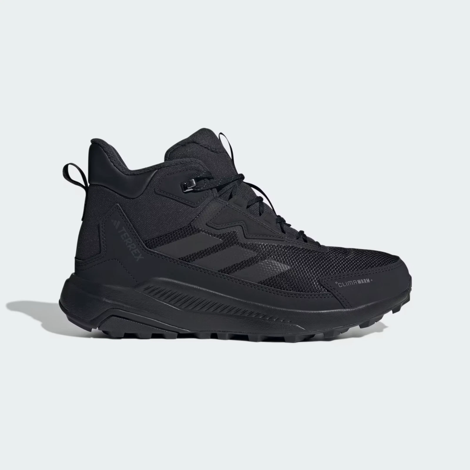 adidas Terrex Anylander CLIMAWARM+ Hiking Shoes in Triple Black All Sizes
