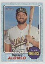 2017 Topps Heritage Blue Border /50 Yonder Alonso #388 h5t