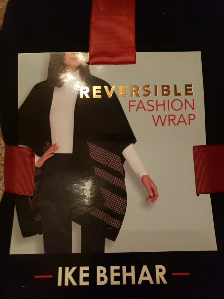 ❄IKE BEHAR REVERSIBLE WRAP❄ - Image 2 of 4