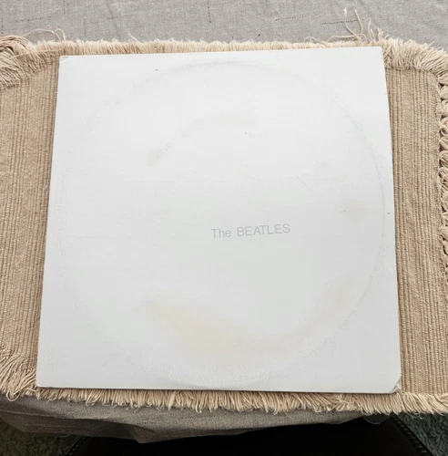 Vintage Beatles White Album 2LP Vinyl Record Capitol Stereo Purple SWBO-101