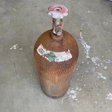 Pepsi Birrell Co 20 LB Steel CO2 Cylinder Tank Soda Beer Empty Bottle Untested.