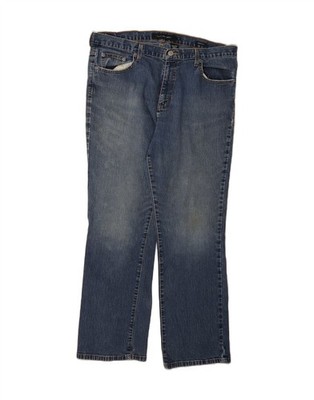 Calvin Klein Damen Straight Jeans US 16 2XL W34 L29 Blau Baumwolle DI73