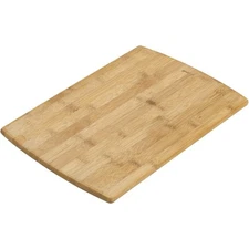 Everyday 10 x 14 Bamboo Cutting Board Edge-Grain Wood Moisture-Resistant