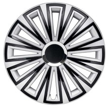 4x Coppe Ruota 15 Pollici Copricerchi "Sunset" silver/black compatibili con Audi