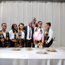 Ghana Customize hand woven Kente Stole/black/Sash Graduation/church/Usher,Clegy