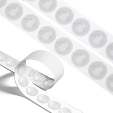 30Pcs NFC Sticker with Original NTAG216 Chip,NFC Tags Sticker Blank Round Tra...