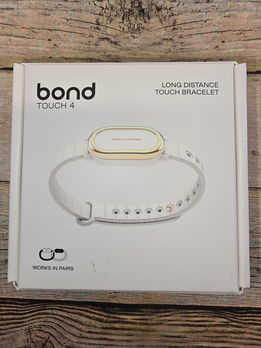 Bond Touch • Long-Distance Bracelet for Couples Single White