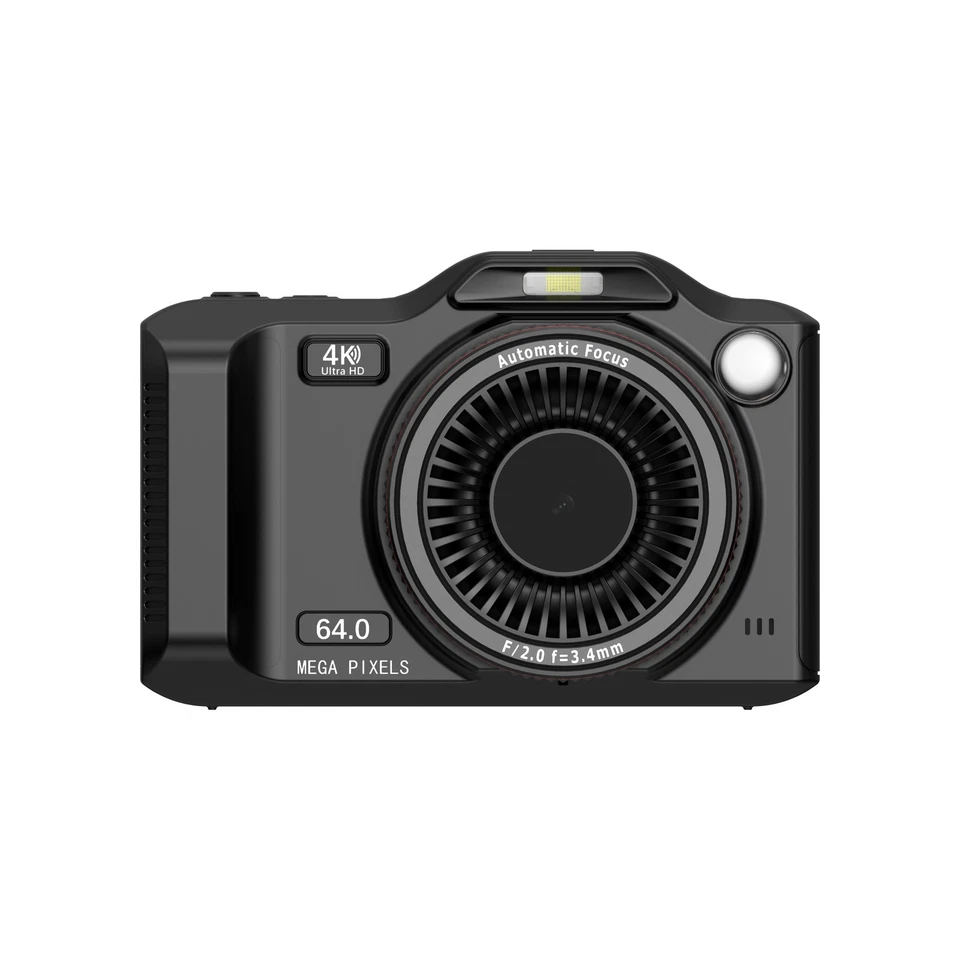 Dual Lens Digitalkamera 4K Video 2 8 Zoll HD Display 18x Zoom WiFi Unterstützung - Bild 2 von 4