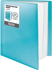 Presentation Binder 60-Pocket, Displays 120 Pages, 8.5X11 Portfolio Binder with