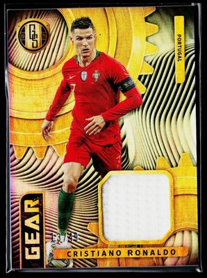 Cristiano Ronaldo 2019-20 Panini Gold Standard Gear Worn /49 #G-CR7 Portugal