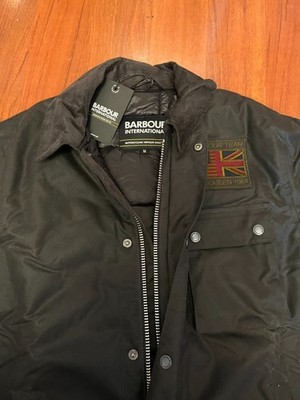 Barbour Fireman WAX Jacket Sサイズ Barbour x Steve McQueen Workers Wax Jacket in Charcoal KING OF