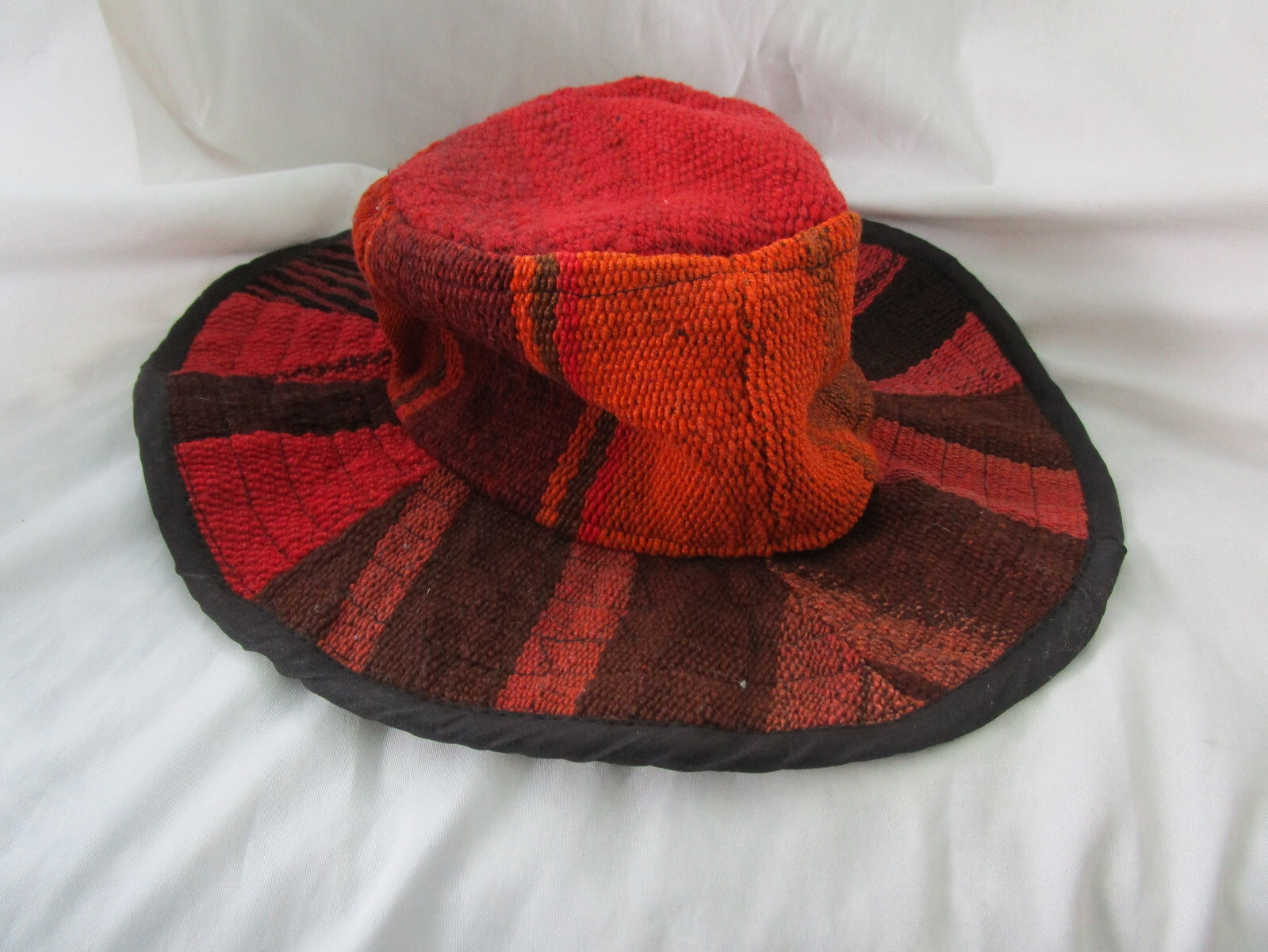 Bucket Hat Lined Patchwork Handmade Y2k 90s Hippie Festival Wear Party Style-image