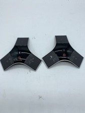 LOT OF 2 Polycom SoundStation 2201-23313-003 Conference Mic Only FREE SH