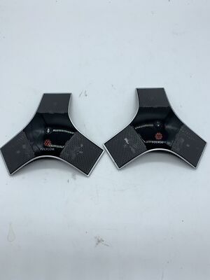 LOT OF 2 Polycom SoundStation 2201-23313-003 Conference Mic (Only) FREE SH