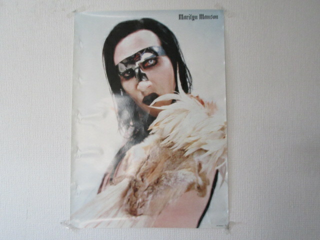 Marilyn manson ポスター New picture featured on the exclusive poster sold via