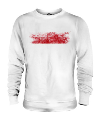 MONACO DISTRESSED FLAGGE UNISEX PULLOVER OBERTEIL MONEGASSISCH FUSSBALL MONACAN GESCHENK SHIRT