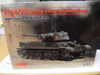 Icm 35365 1:35 Soviet Medium Tank T-34/76 Neu Ovp