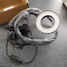 LED Selfie Ring Light with Cell Phone Holder Stand for Live Stream and Makeup