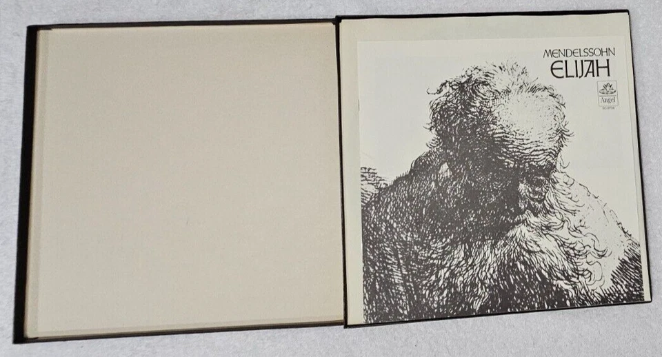 Mendelssohn Elijah Rafael Fruhbeck De Burgos Angel 3 LP Set Stereo SC-3738 NMC - Image 4 of 4