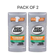  2 Pack Right Guard Extreme Defense Fresh Energy A/P 2.6oz