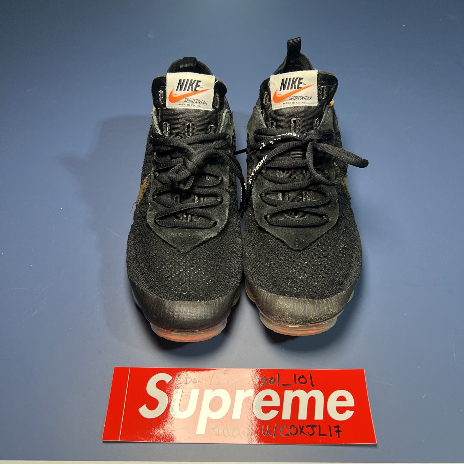 OFF WHITE X NIKE U aglia t 9 ike Nikeco bianco s xir Airormax Vap The T a3831 002