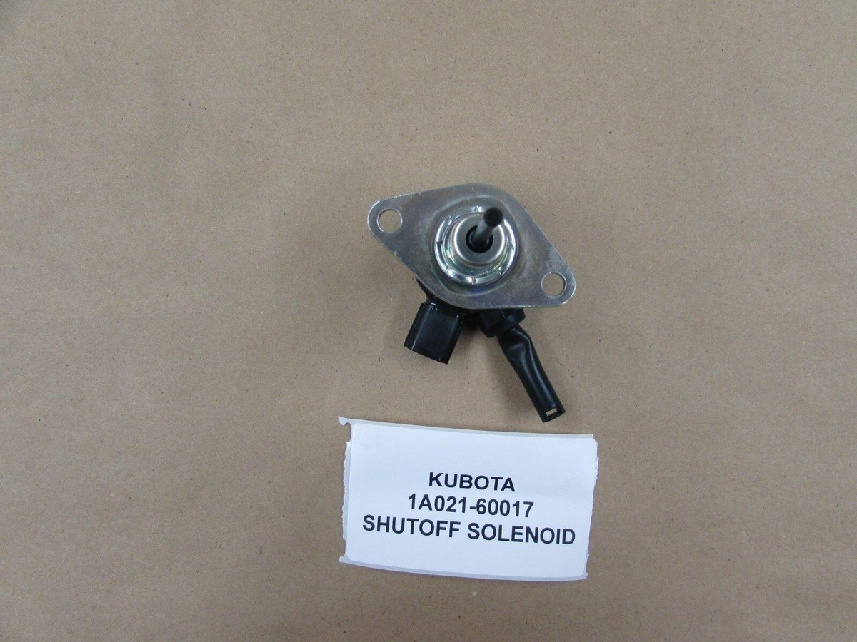 Fuel Shut Off Solenoid 1A021-60010 Compatible With Kubota Tractors & Bobcat Skid Steers (V2003, D1503 Engines, 12V) - View #6