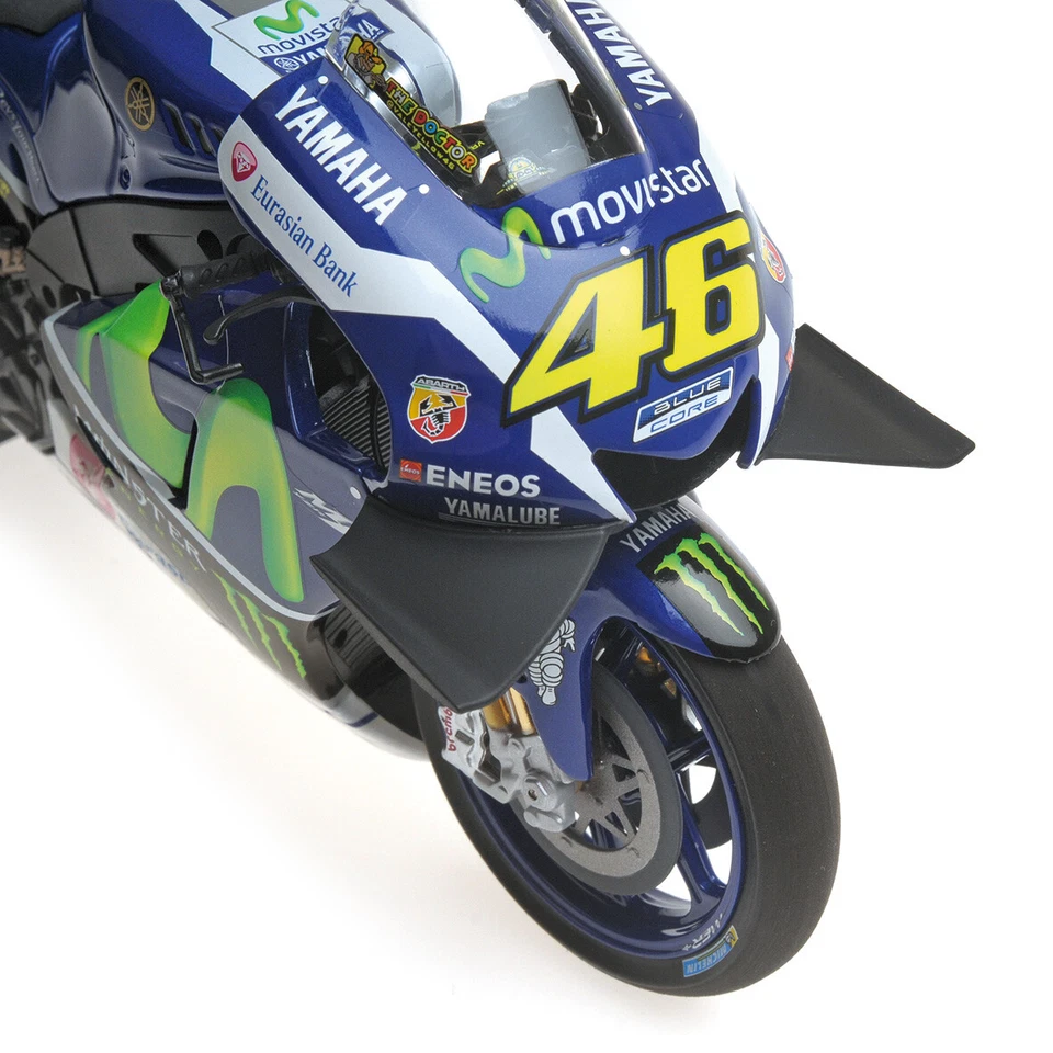 Minichamps 122163046 YAMAHA YZR-M1 MOVISTAR VALENTINO ROSSI MOTOGP 2016 1:12 - Image 4 of 4
