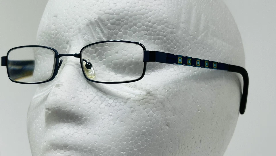 Konishi Flex-Titanium Eyeglasses Rimless Japan KF8615     C1navy Multi Color - Image 2 of 4