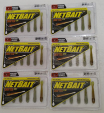 (6) NetBait Drifter 2.75" Finesse Drop Shot Fishing Lures Lot of 6 Packs