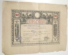 AAA37-OND-NACIONAL POST TRABAJO DIPLOMA DE ASISTENCIA CURSO DE TAQUIGRAFÍA 1934