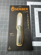 Gerber Fuse Knife 3.3" 7CR17mov SS Blade GFN & S.S.  Handle 2.8 OZ New Sealed