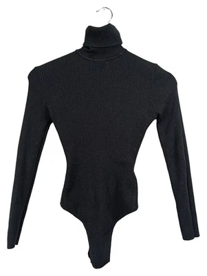 Missguided Body Femme Noir Col Roulé Manches Longues (EU 36, INT S) - Photo 1/3