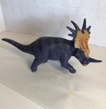 Safari Ltd Dinosaur Toy Original Blue Styracosaurus Figure Retired Version 1996