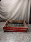 Vintage Coca-Cola Wooden Crate Carrier Temple Chattanooga 1977 Metal Corners 24