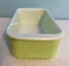 🔴Vintage Pyrex 213 Lime Green 1.5 Qt Loaf Bread Pan Made in USA Excellent