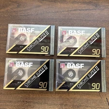 BASF CHROME SUPER II 90 TYPE II BLANK CASSETTE TAPE (SEALED NEW) Made In Germany