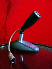 Vintage RARE 1950's Altec Lansing 661B dynamic microphone w Altec stand prop