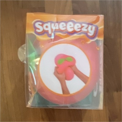 Squeezy Tear-Resistant Squeeze Ball Pink & Green Stress Reliever Toy