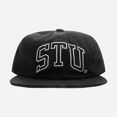 STUSSY STU Arch Strapback Cap - Shadow Black | eBay STUSSY STU Arch Strapback Cap - Shadow Black | eBay