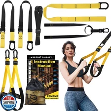 Home Resistance Training Kit | Full-Body Workout with Suspension 