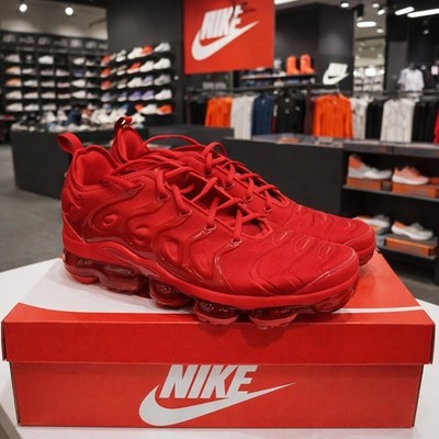 Shoes Air Vapormax Plus‎ Red Men Size 12 New Nike Vapormax Plus Mens Running Shoe Red CW6973-600 – Shoe  main image 4