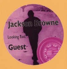 Jackson Browne 1996 Looking East Concert Tour GUEST Backstage Pass