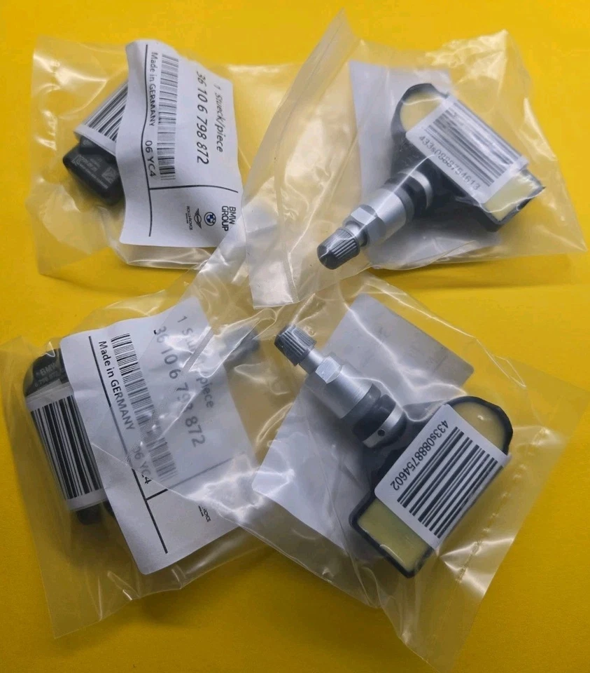 Sensor de monitoreo de presión de neumáticos TPMS 433 MHz 36106798872 para BMW X1 X3 Z4 M5 Foto 2 de 4