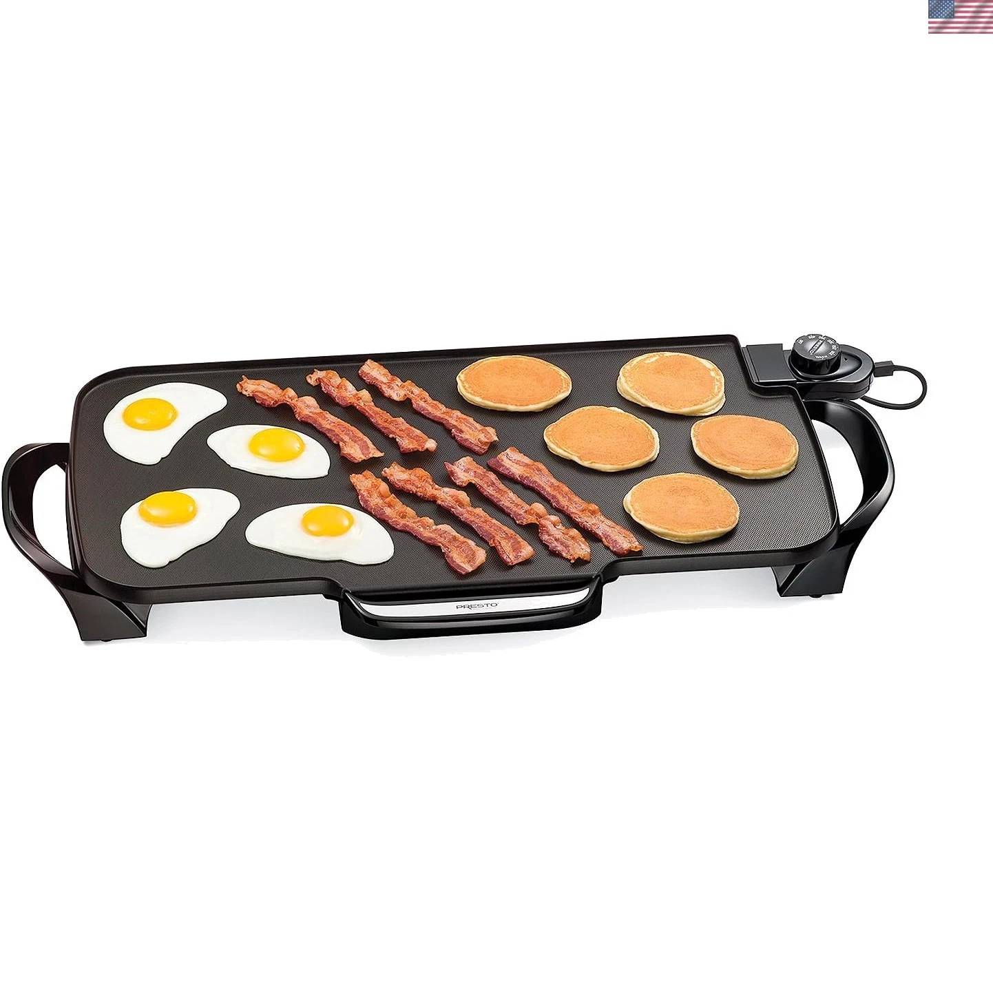 07061 22-Inch Electric Griddle with Removable Handles, Extra-Large Nonstick C...